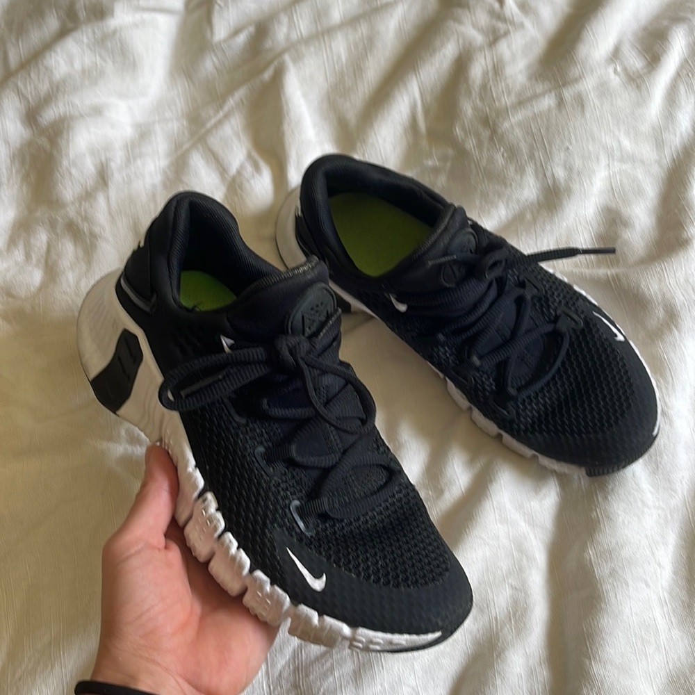 Nike black running shoes